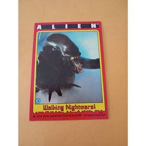 Vintage Collectible 1979 Alien Trading Card #79 20th Century Fox Raw Ungraded